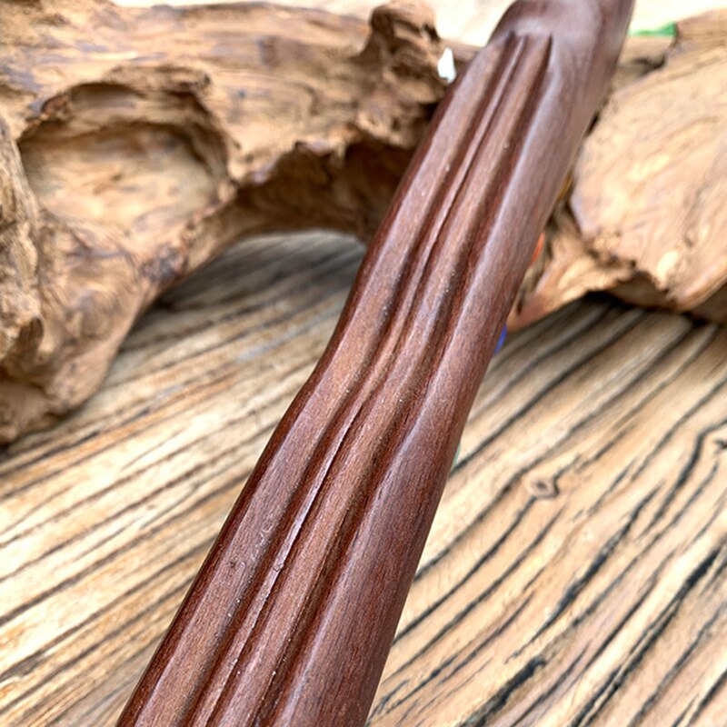 7Beads Wooden Guasha Massage Stick Jade Stone Beads Back Neck Meridian Dredging Body Scraping Wood Massager Gua Sha Therapy Tool - KiwisLove