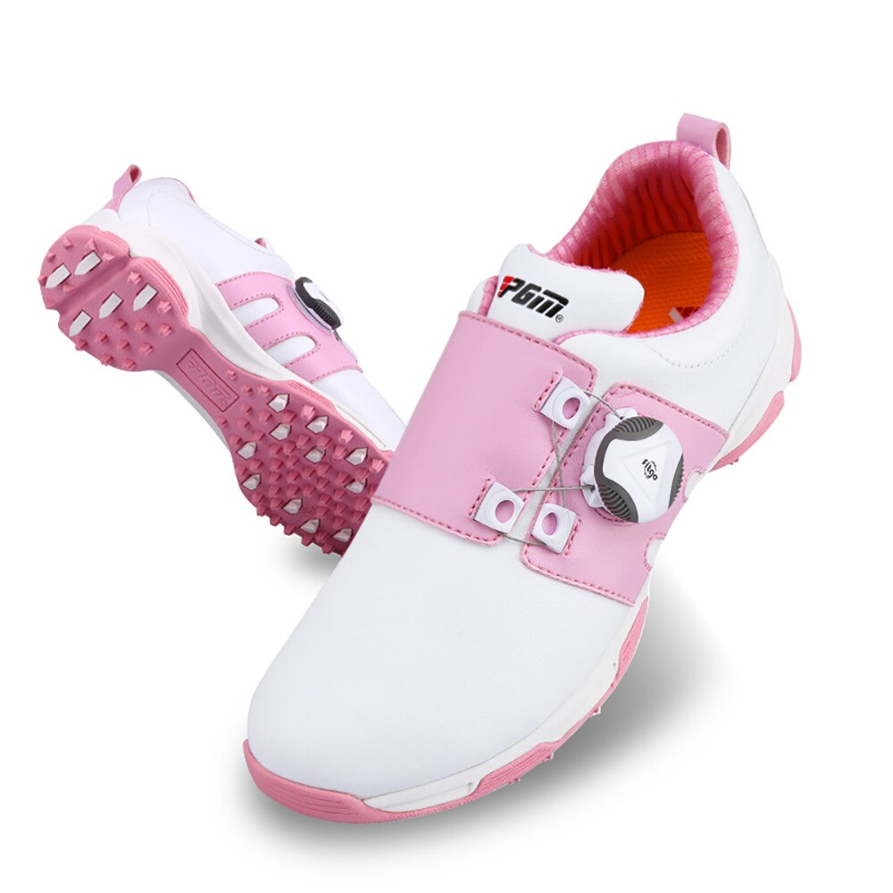 PGM Boys Girls Golf Shoes Waterproof Anti-slip Light Weight Soft and Breathable Universal Outdoor Sports Shoes XZ099 - KiwisLove