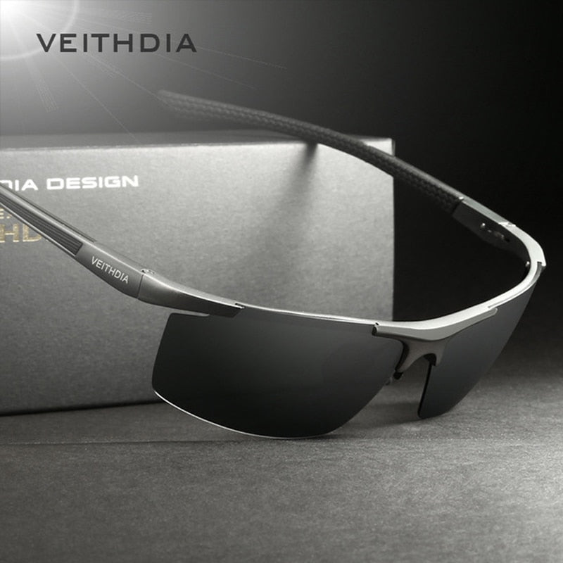 VEITHDIA Aluminum Magnesium Men's Sunglasses Polarized UV400 Coating Mirror Sun Glasses Outdoor Male Eyewear Accessories 6588 - KiwisLove