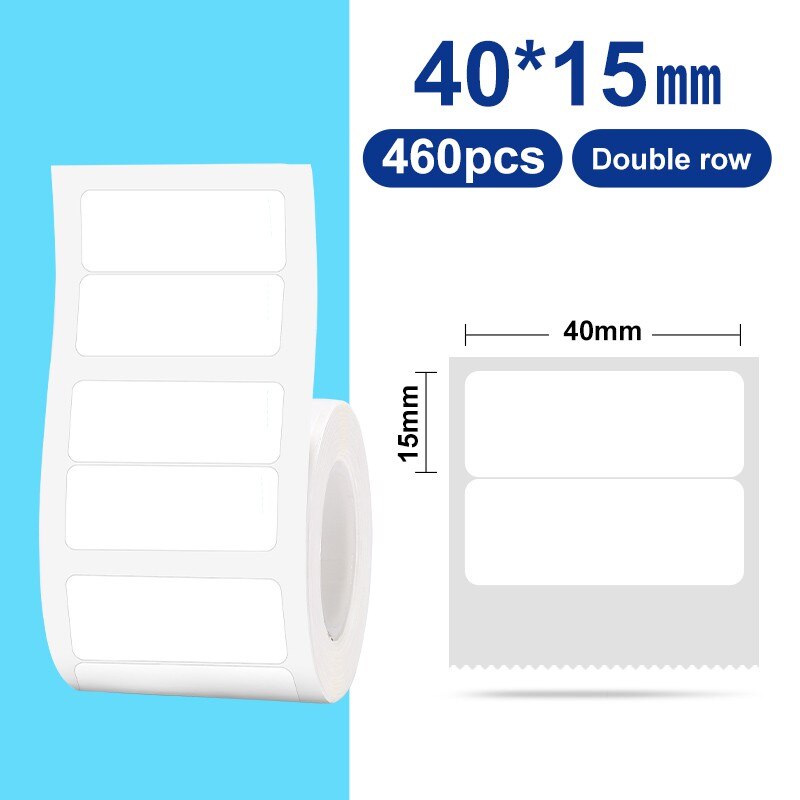 NIIMBOT B21 B3S Thermal Label 2 Rolls Clothing Price Food Self-adhesive Tag Waterproof Smart Office Pocket Printer Label Paper - KiwisLove