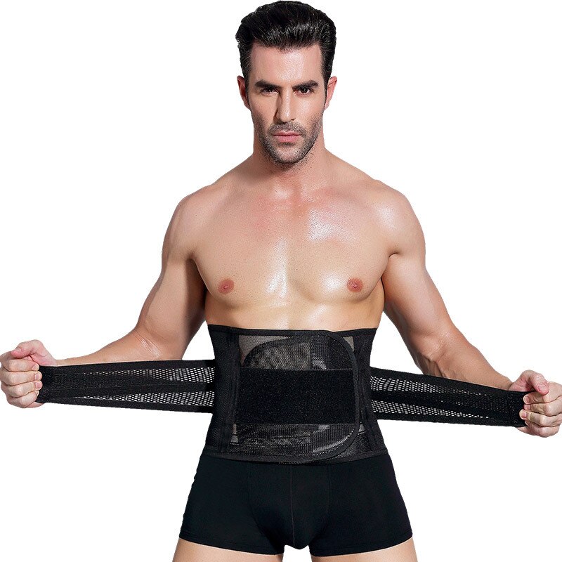 Adjustable Waist Trainer Belt Men Women Lower Back Brace Spine Support Waist Belt Orthopedic Breathable Lumbar Corset - KiwisLove