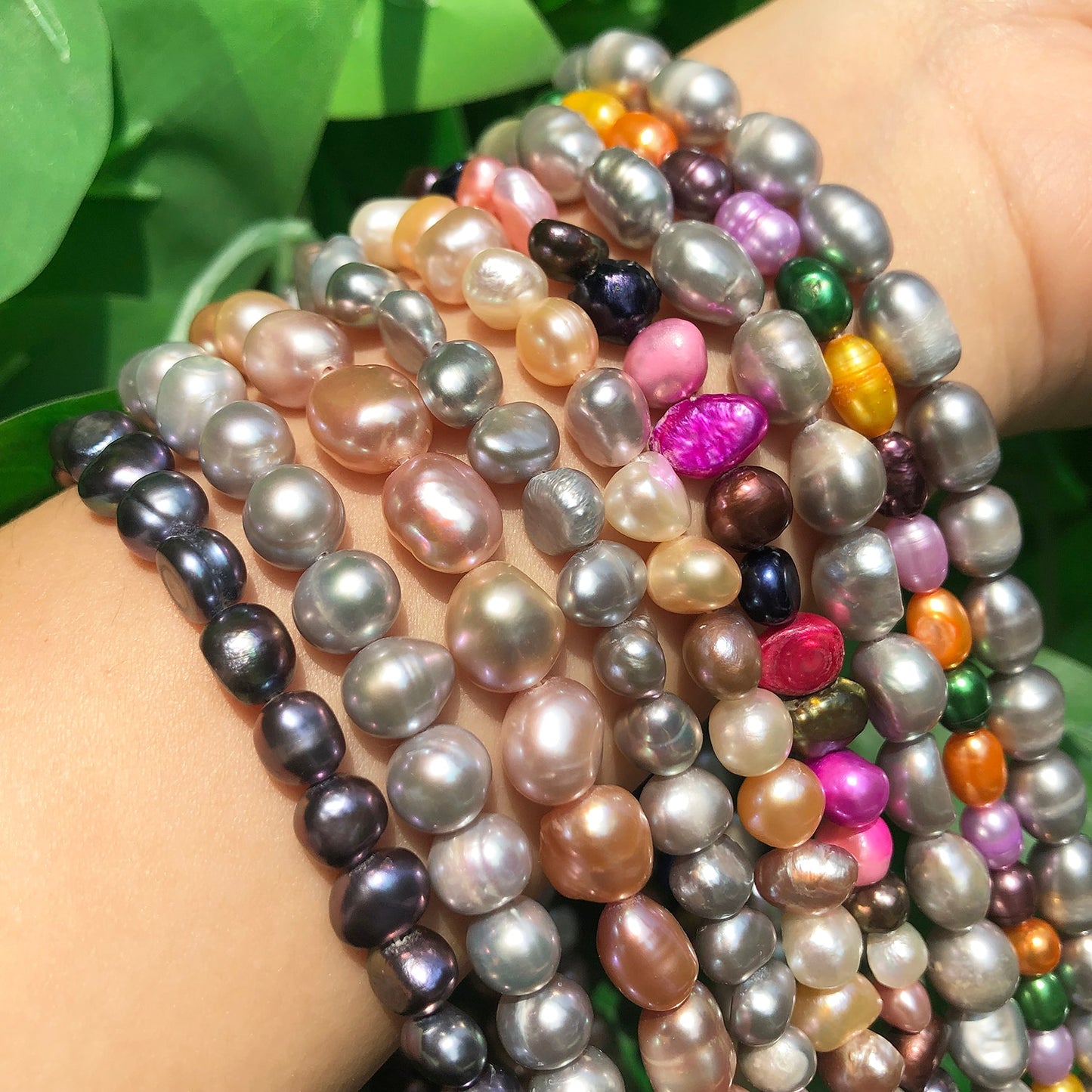 Natural Freshwater Pearl Beads Grey Black Pink Irregular Pearls Beads for Jewelry Making DIY Bracelet Necklace Handmade Crafts - KiwisLove