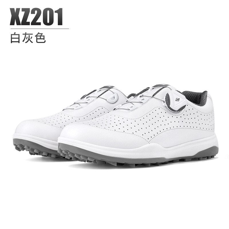 PGM Women Golf Shoes Breathable Vent Soft Microfiber Leather Spin Buckle Anti-side Sliding Nail Casual Sport Gym Sneakers XZ201 - KiwisLove