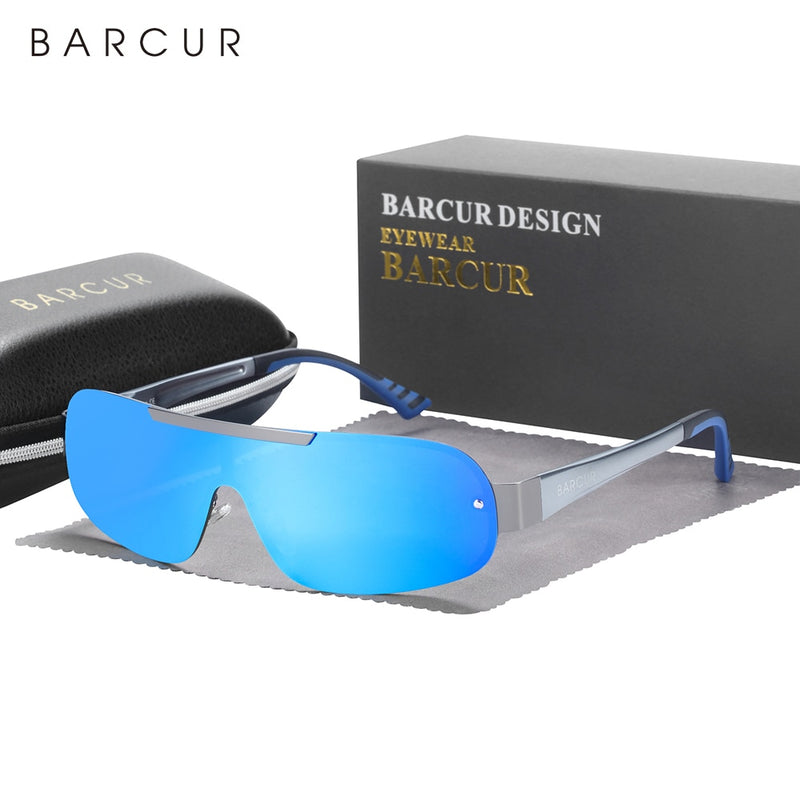 BARCUR Sports Sunglasses for Men Driving Narrow Polarized Sun Glass Women Gafas De Sol Shades