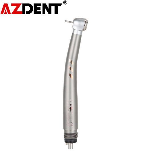 Dental E-Generator Shadowless Ring LED High Speed Ceramic Handpiece 4 / 2 Hole Standard Head Push Button - KiwisLove