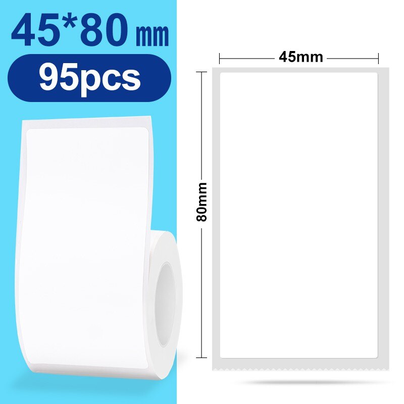 NIIMBOT B21 B3S Thermal Label 2 Rolls Clothing Price Food Self-adhesive Tag Waterproof Smart Office Pocket Printer Label Paper - KiwisLove