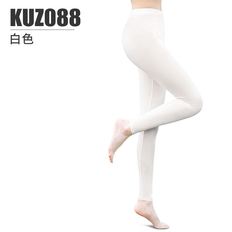PGM High Elastic Legging Stocking Women Sunscreen Panty-hose Golf Pants Outdoor UV-proof Thin Smooth long leg Socks Light Thin - KiwisLove