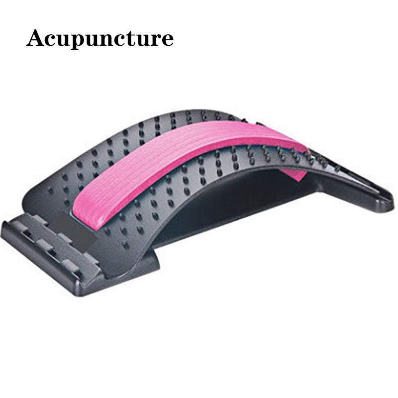 Back Massager Stretcher Support Spine Deck Pain Relief Chiropractic Lumbar Relief Back Stretcher Fitness Massage Equipment - KiwisLove