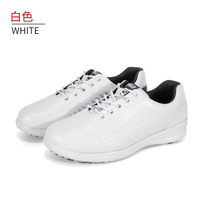 PGM Golf Shoes Womens Waterproof Microfiber Anti-Slip Golf Shoes Breathable Sports Sneakers Ultra-Light Leisure Trainers XZ156 - KiwisLove