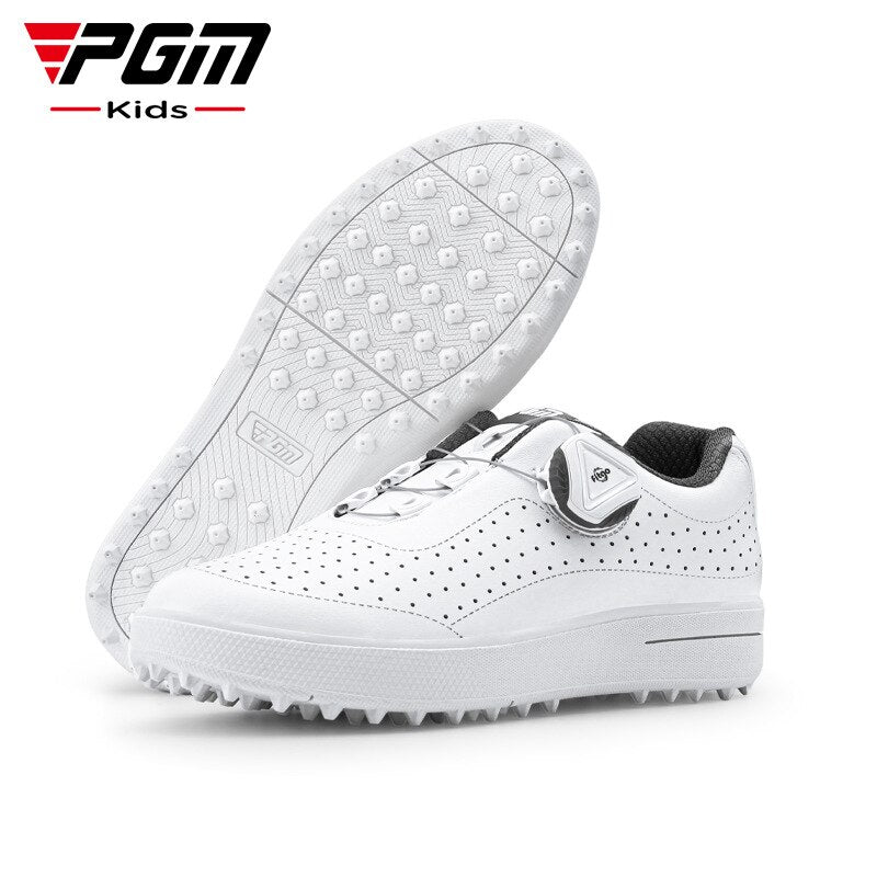 PGM Kids Golf Shoes Boys Girls Anti-slip Light Weight Soft and Breathable Universal Outdoor Children&