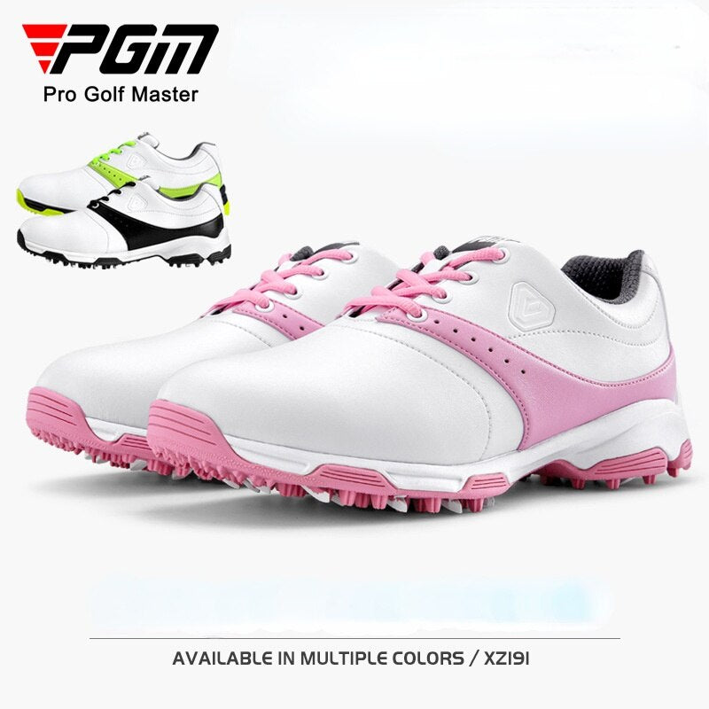 PGM Women&#39;s Golf Shoes Anti-slip Sneakers Fleece Lining Women&#39;s Sports Shoes Autumn Winter Ecco Waterproof Casual Wear XZ191 - KiwisLove