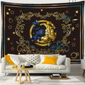 Mystic Witchcraft Black And White Tree Of Life Tapestry Wall Hanging Psychedelic Wishing Tree Hippie Mandala Home Decor - KiwisLove