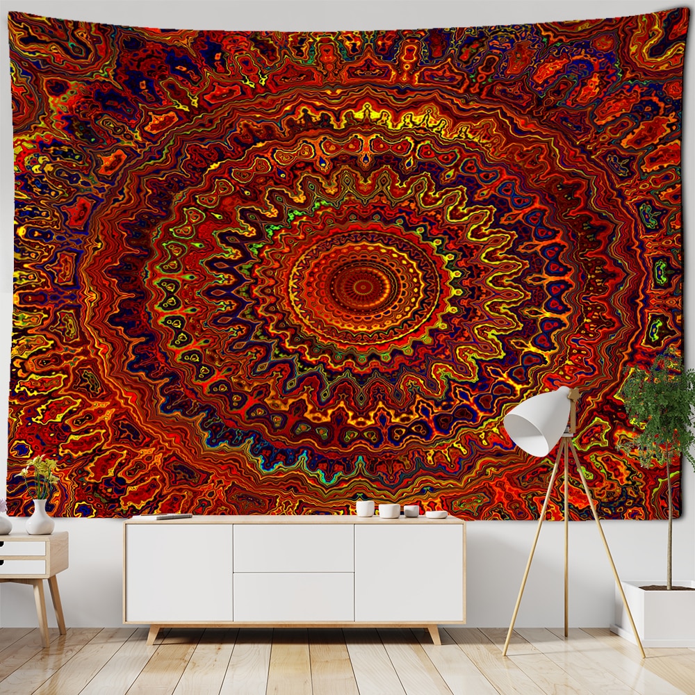 Indian Mandala Tapestry Wall Hanging Mystic Witchcraft Boho Psychedelic Hippie Art Tapiz Bedroom Home Decor - KiwisLove