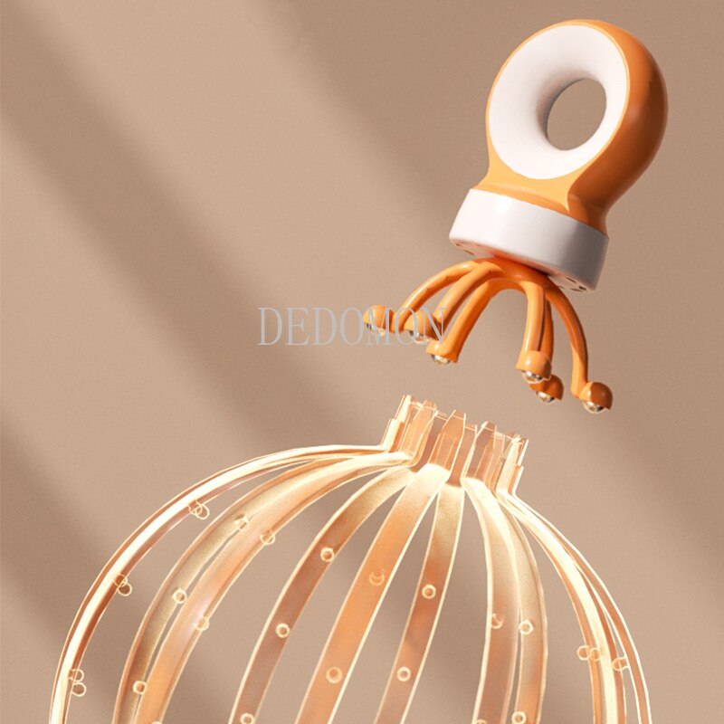 18/12 Claws Head Scalp Relaxation Massage Pain Relief Body Massager Stress Release Relaxing Octopus Claw Massager Device Unisex - KiwisLove