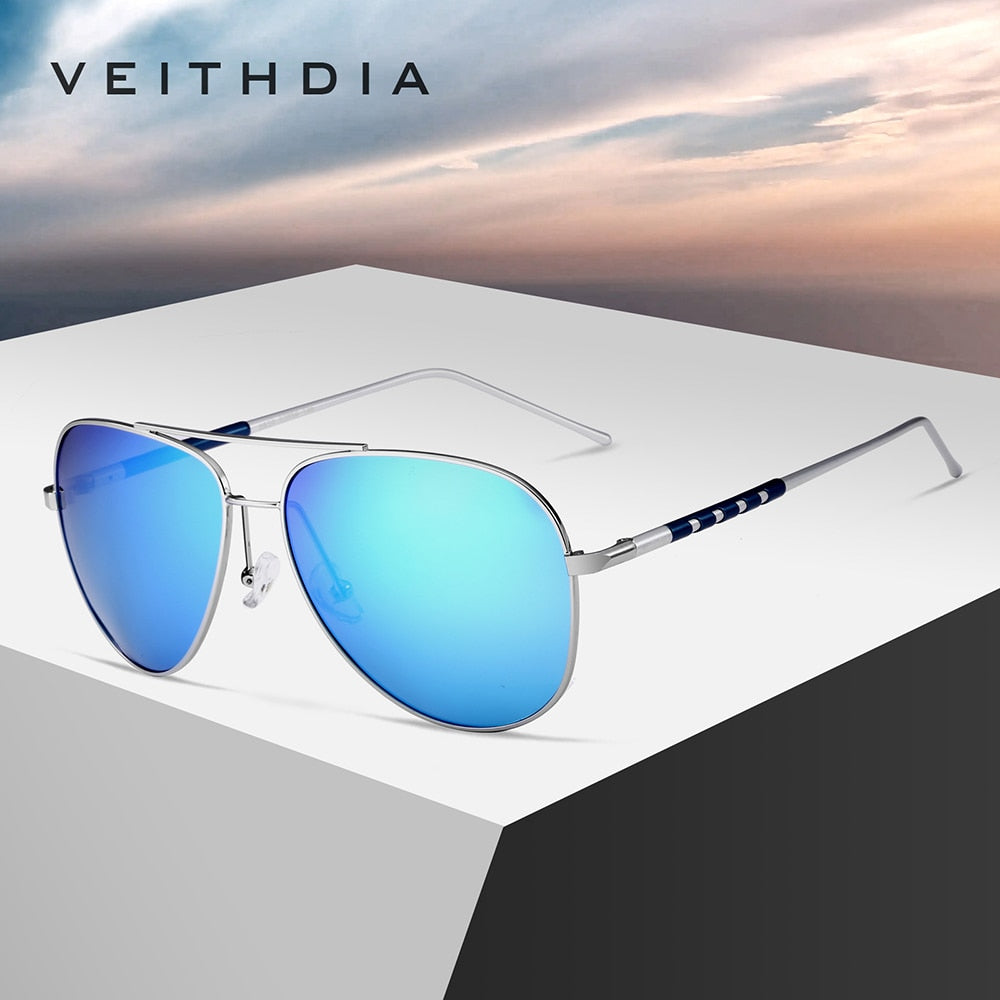 VEITHDIA Polarized UV400 Protection Sunglasses Men's Brand Designer Fashion Classic Outdoor Driving Sun Glasses For Male V2839 - KiwisLove