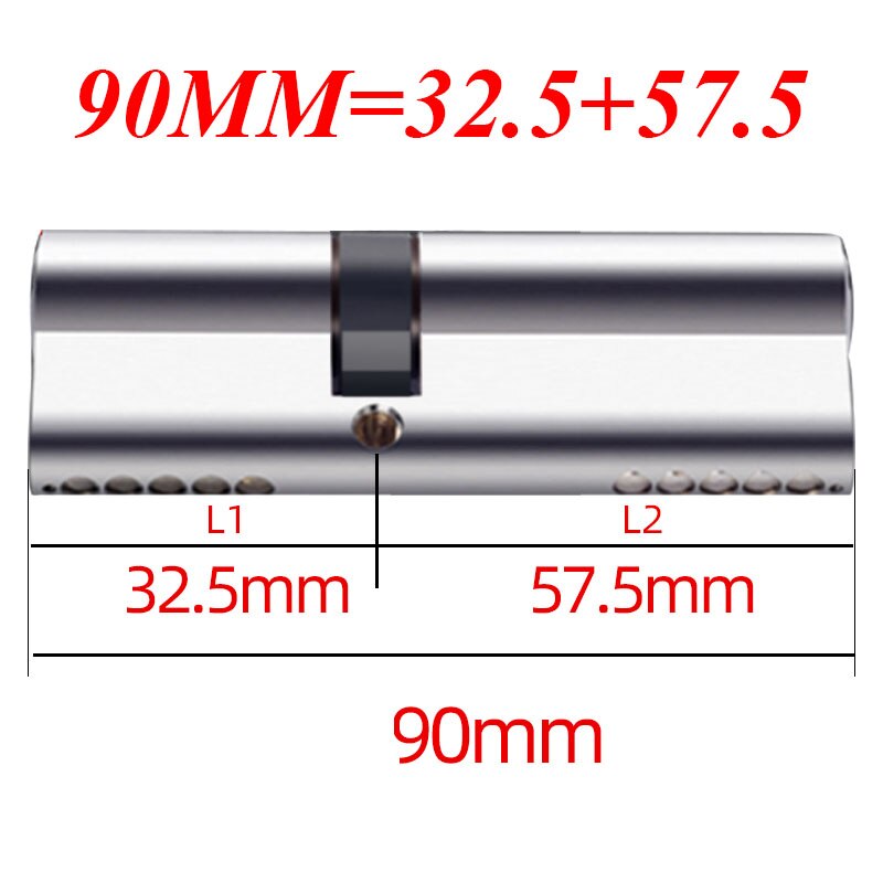 European standard cylinder lock cylinder door lock anti-theft door lock entry door cylinder lock outdoor door lock key lock - KiwisLove