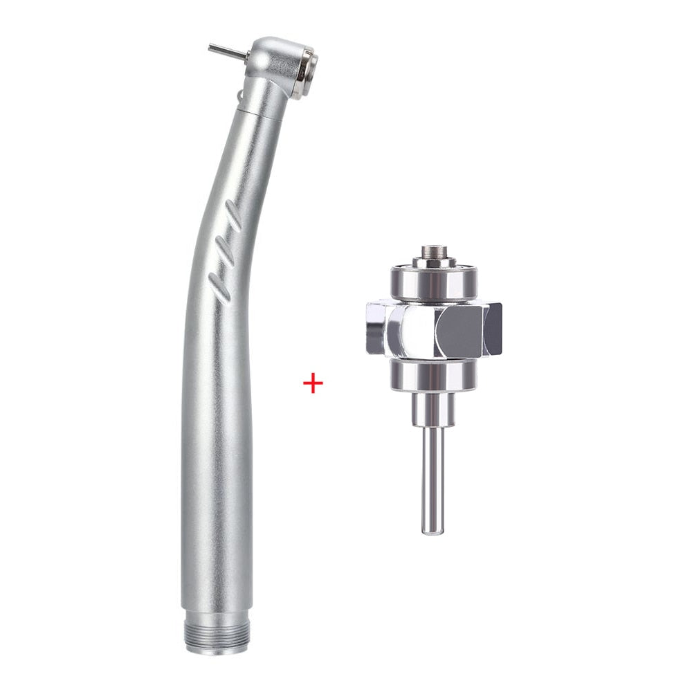 2/4 Holes Azdent Dental LED High Speed Handpiece E-generator Integrated Standard Head Push Button 3 Water Spray JD008A-SP - KiwisLove