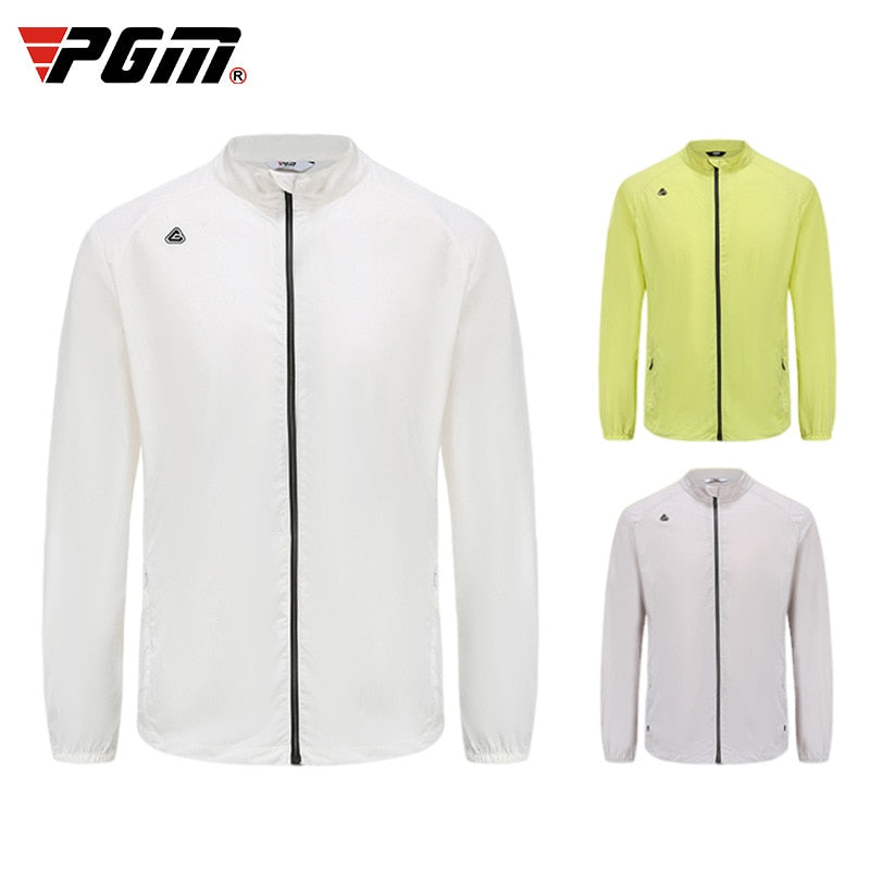 PGM Men Golf Jackets Windproof Warm Ultralight Spring Autumn Winter Coat Long Sleeves Sports Wear Stand Zipper Clothes YF365 - KiwisLove