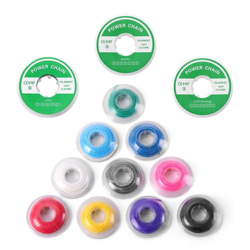 10Pcs/Pack Dental Orthodontic Power Chain Rubber Band - KiwisLove
