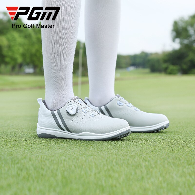 PGM Women Golf Shoes Waterproof Anti-skid Women&#39;s Light Weight Soft Breathable Sneakers Ladies Casual Knob Strap Sports XZ223 - KiwisLove
