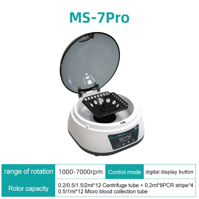 Pcr Centrifuge Machine Digital High-speed Plasma Centrifuge Lab 4000rpm 12000rpm 0.2ml 0.5ml 1.5ml 2ml Centrifuge Tube 110v 220v - KiwisLove