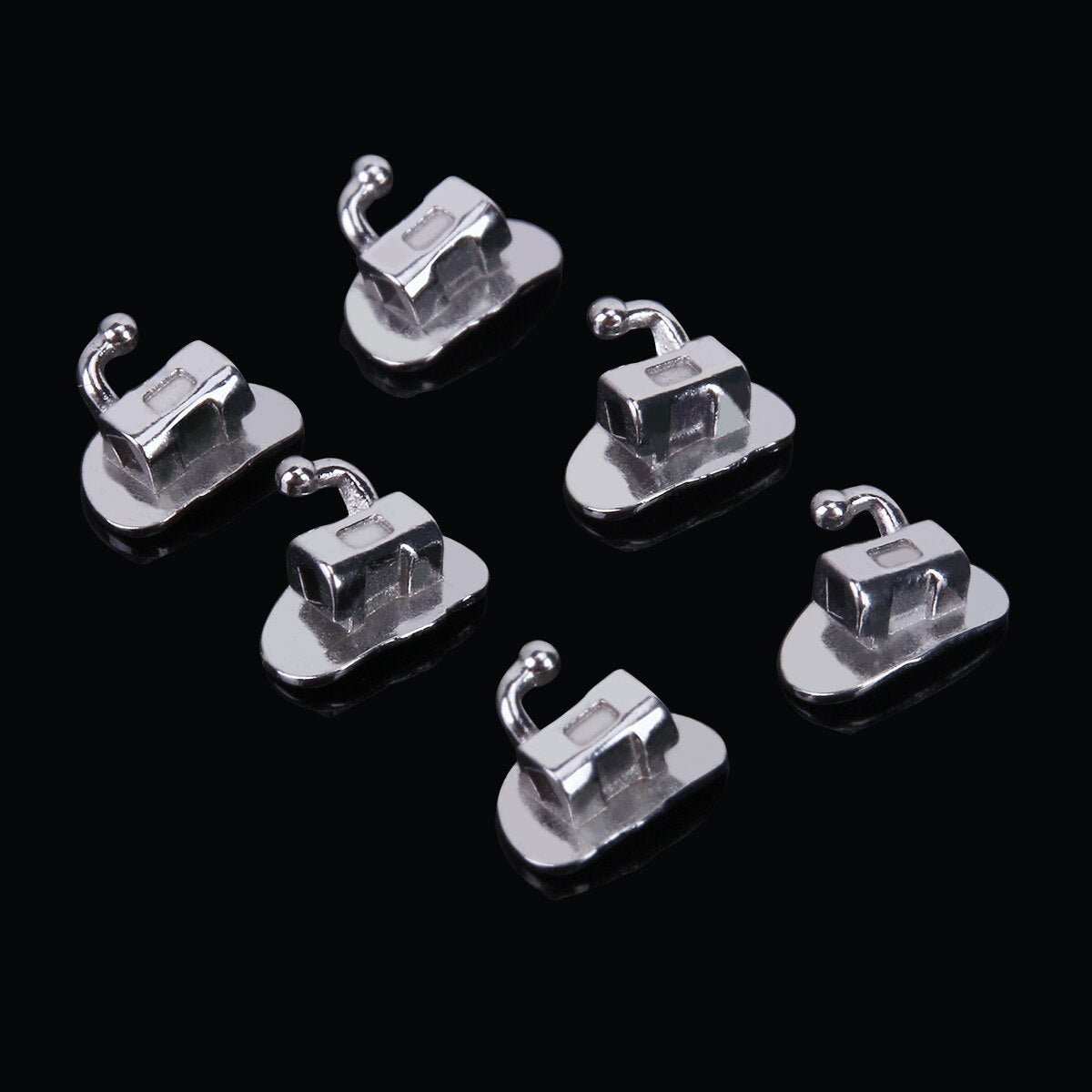 20sets=80Pcs/Box AZDENT Dental Orthodontic Buccal Tube 1st / 2nd Molar Bondable Single Monoblock Non-Convertible - KiwisLove