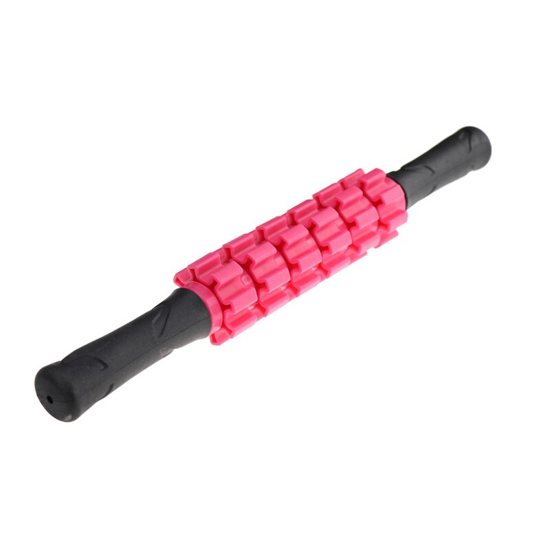 Yoga Massage Roller Stick Trigger Point 6 Wheels Body Massager Anti Cellulite Slimming Muscle Roller Relieve Stress Relax Tool - KiwisLove