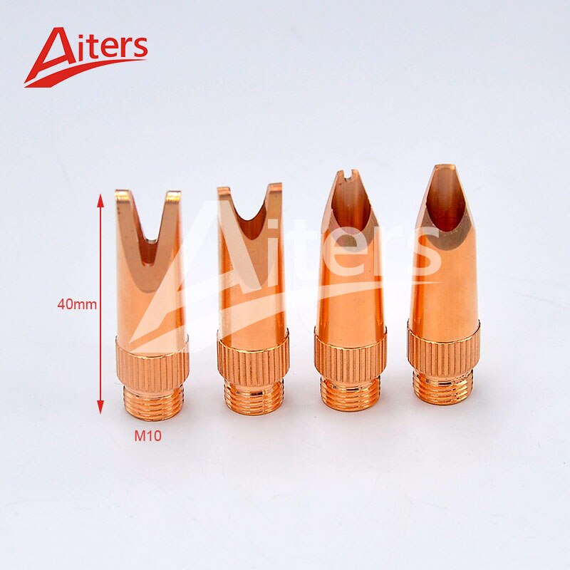 25mm Short Kirin Laser Welding Nozzle 40mm Long Handheld Laser Welder Copper Nozzle With Oblique Opening Tips - KiwisLove