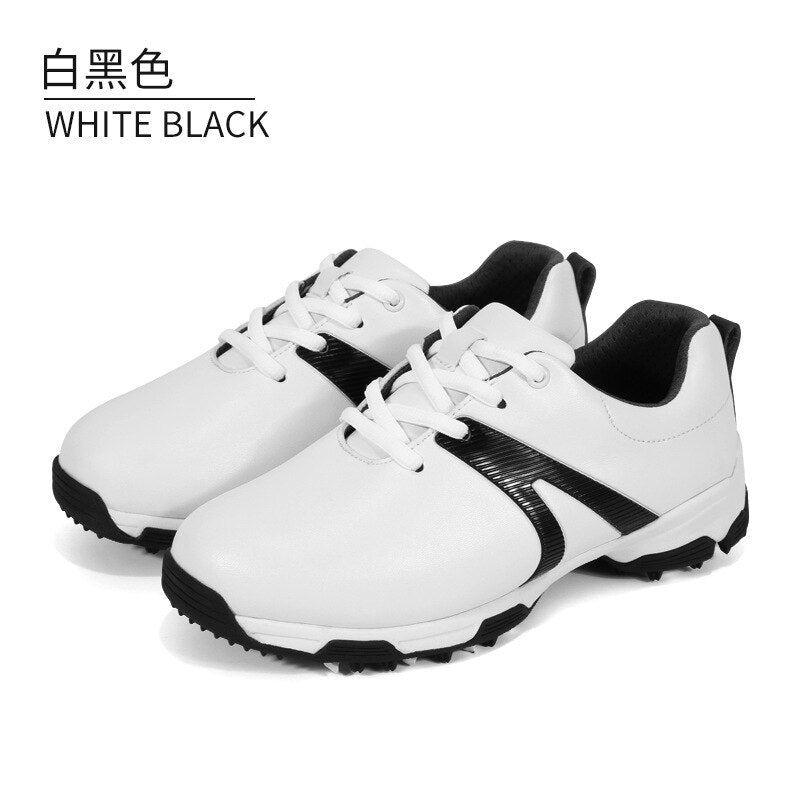 PGM Boys Girls Golf Shoes Waterproof Anti-slip Light Weight Soft and Breathable Universal Outdoor Sports Shoes XZ154 - KiwisLove