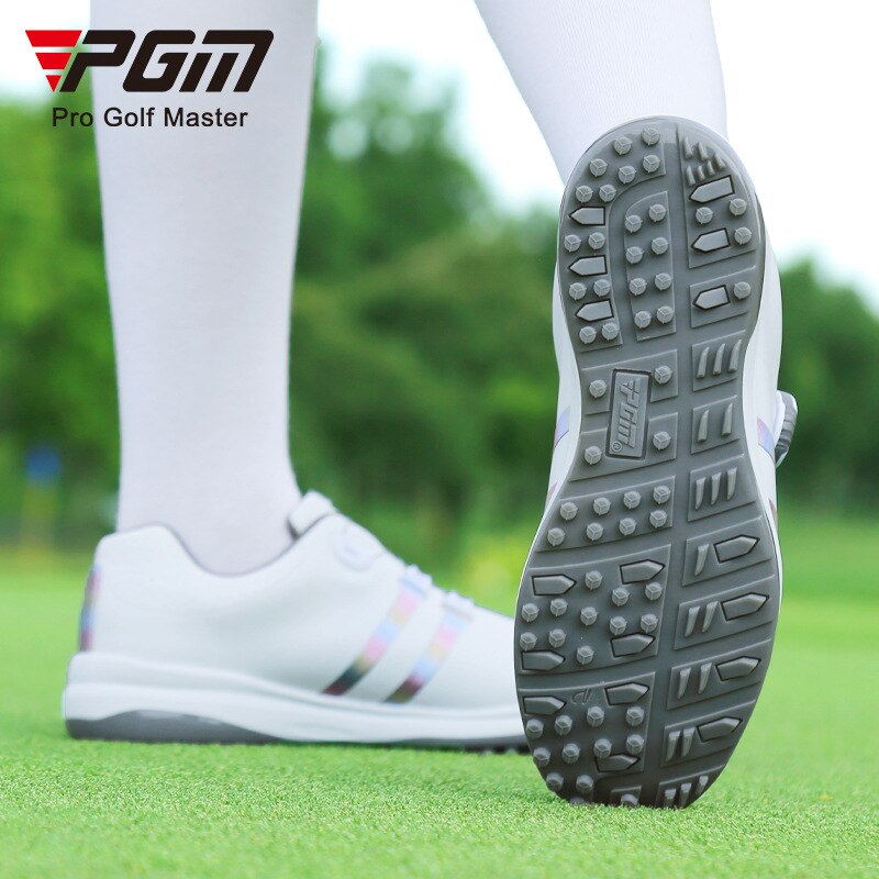 PGM Women Golf Shoes Waterproof Anti-skid Women&#39;s Light Weight Soft Breathable Sneakers Ladies Casual Knob Strap Sports XZ208 - KiwisLove