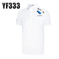 PGM Boys Golf Shirt Summer white Short Sleeves Children Breathable Quick Dry T-shirt Kids Golf Clothes Sports Suits Wear YF333 - KiwisLove