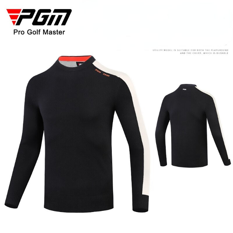 PGM Autumn Winter Golf Sweaters Men Long Sleeve Golf Pullovers Outdoor Leisure Sports Sweater Patchwork Shirt M-XXL YF428 - KiwisLove