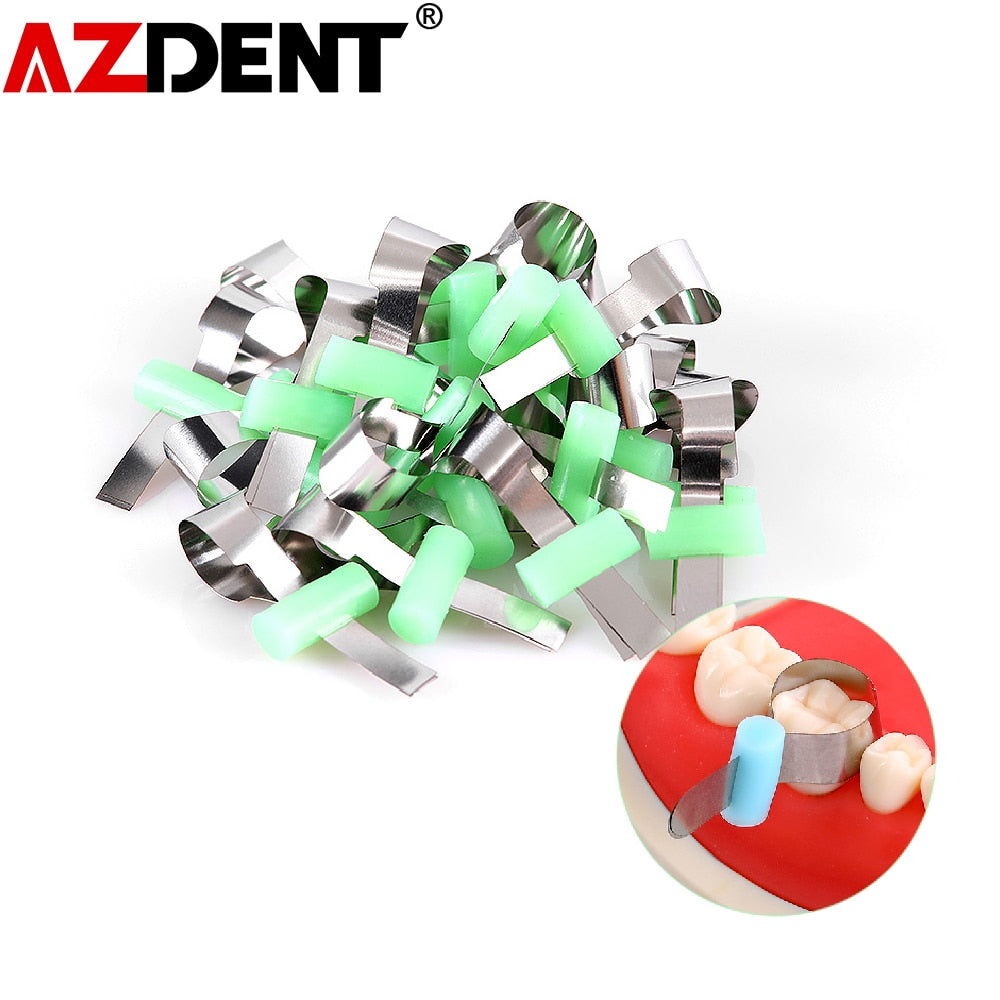 Dental Forming Sheet Orthodontic Sectional Contoured Metal Matrices Polyester Dentist Material for Adult/Child - KiwisLove