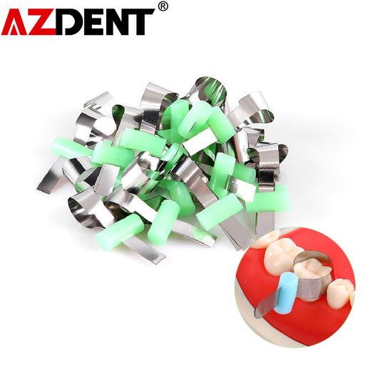 Dental Forming Sheet Orthodontic Sectional Contoured Metal Matrices Polyester Dentist Material for Adult/Child - KiwisLove