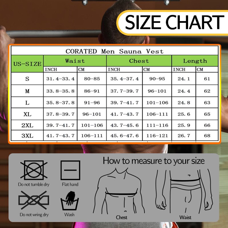Men Neoprene Sweat Sauna Vest Body Shapers Vest Waist Trainer Slimming Vest Shapewear Waist Shaper Corset Gym Underwear Fat Burn - KiwisLove