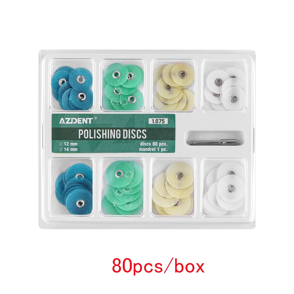 Azdent Dental Polishing Discs Gross Reduction Contouring Mandrel Stripes Set Materials Teeth Whitening - KiwisLove