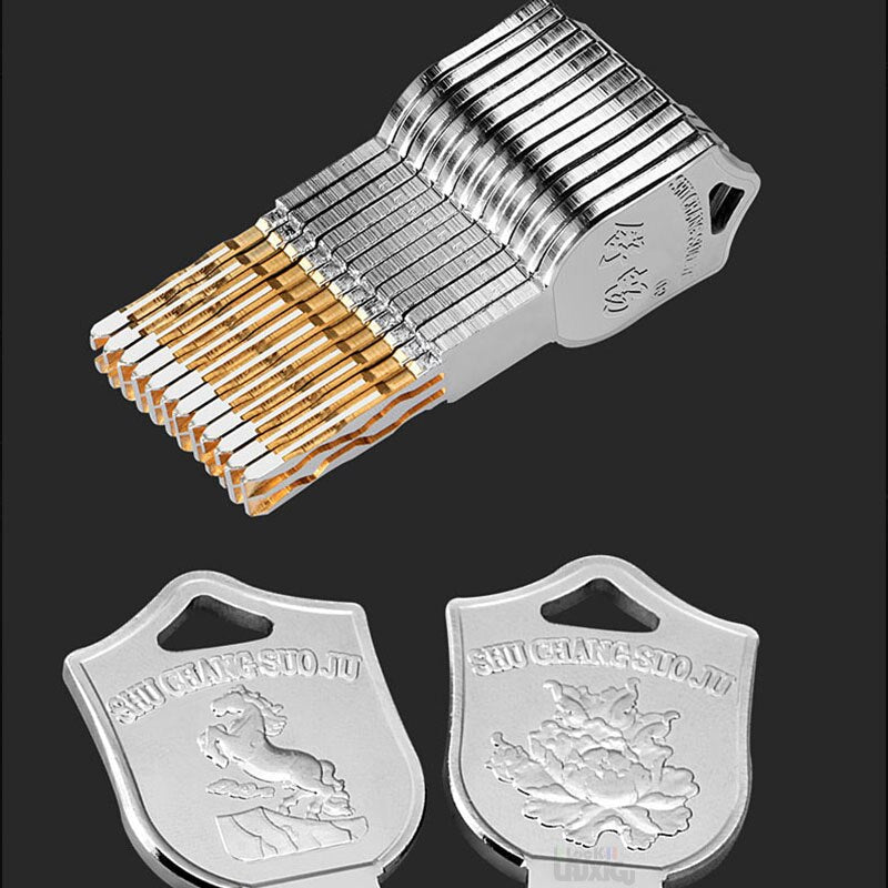 Common  11 teeth Super C level lock  Security Copper Lock Cylinder Interior Bedroom Living  Brass Locking Security Door lock - KiwisLove