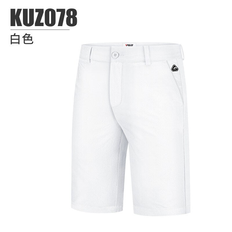 PGM Men Golf Shorts Summer Solid Refreshing Breathable Pants Comfortable Cotton Casual Clothing Sports Wear Gym Suit KUZ078 - KiwisLove
