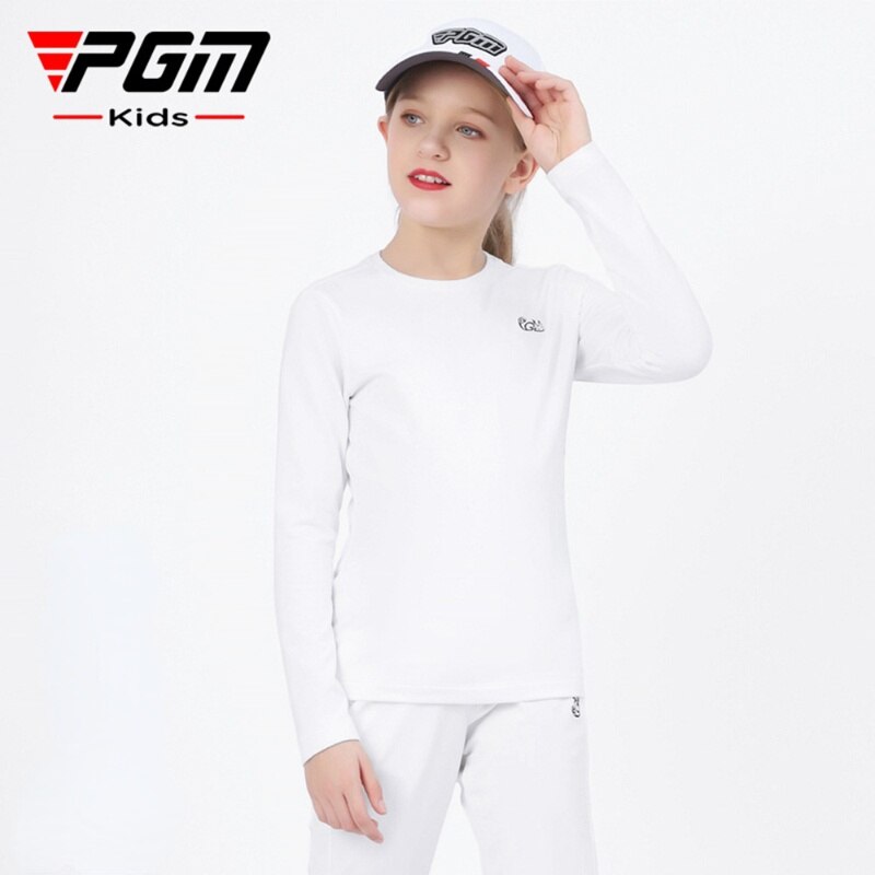 PGM Autumn Winter Girls Shirt Long Sleeve Golf Clothing Keep Warm Outdoor Sports Bottoming-Shirt Ladies Slim Fit T Shirts YF416 - KiwisLove