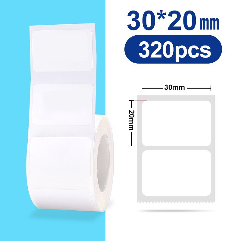 NIIMBOT B21 B3S Thermal Label 2 Rolls Clothing Price Food Self-adhesive Tag Waterproof Smart Office Pocket Printer Label Paper - KiwisLove