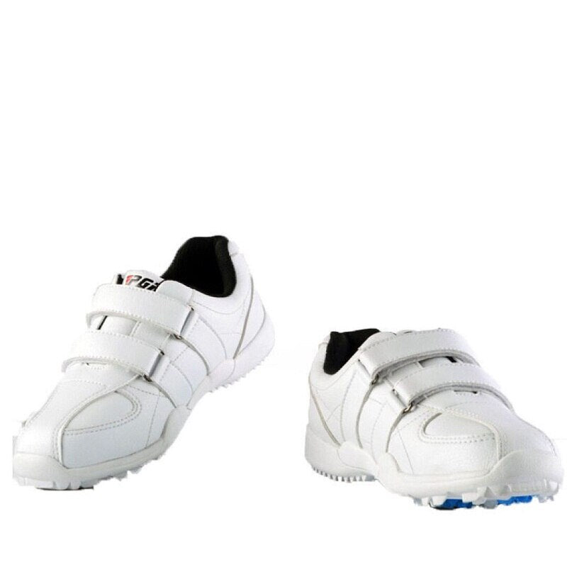 PGM Children Girls Golf Shoes Anti-skid Leather Mesh Outdoor Kids Sneakers Boys Hook Loop Athletics Sports Shoes XZ007 - KiwisLove