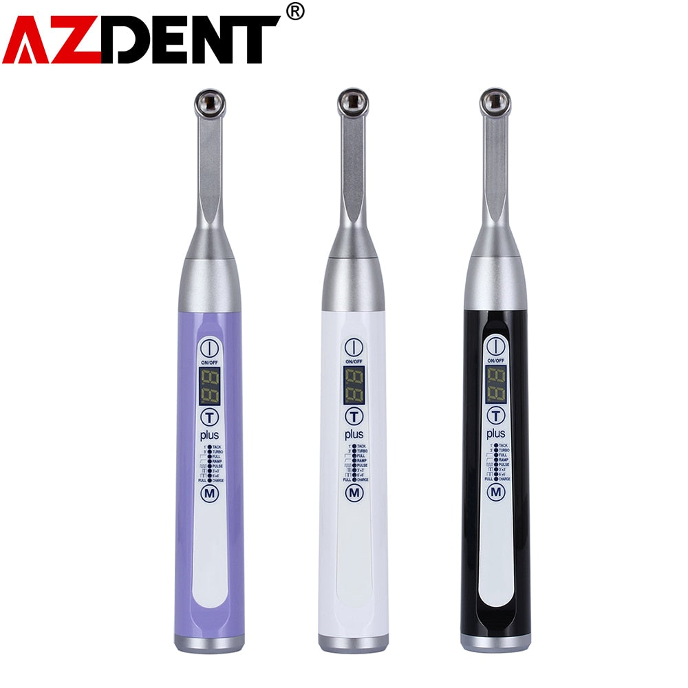 AZDENT Dental Wireless LED Curing Light plus105 Lamp 1 Second Curing High Power Wide Spectrum - KiwisLove