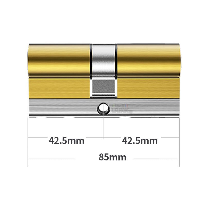 common Security door Lock Brass Cylinder  Anti Pry Stainless Steel Anti-collision beam Class C Cylinder 10 alloy keys key lock - KiwisLove
