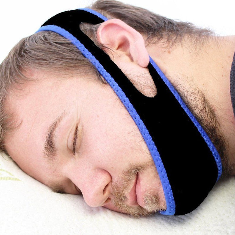 1pc Anti Snoring Belt Triangular Chin Strap Mouth Guard Gifts For Women Men Better Breath Health Bandage Unisex - KiwisLove