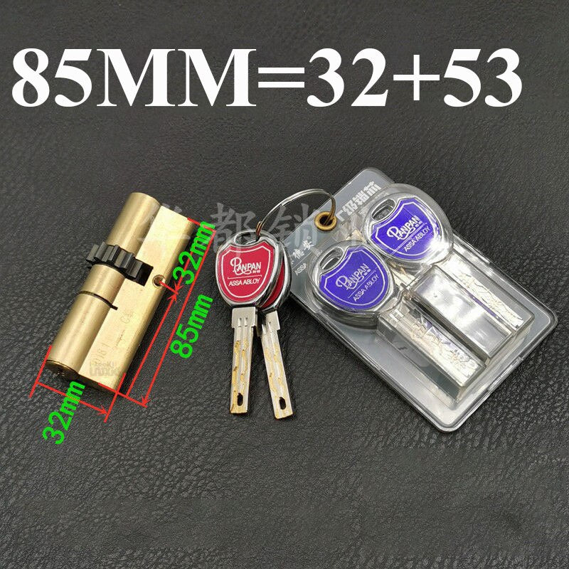 10 tooth Lock cylinder Anti-theft door lock outdoor door lock cylinder 10 tooth lock cylinder 10 gear lock living room door lock - KiwisLove