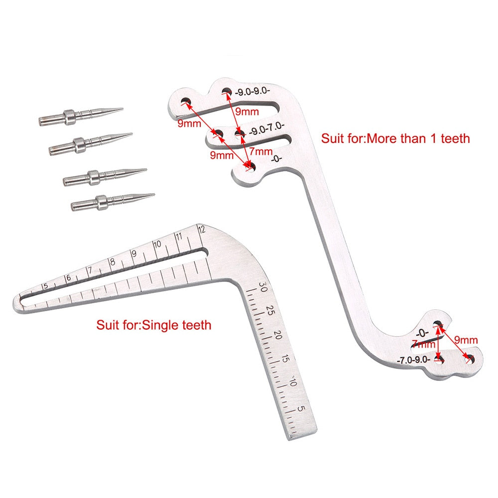 Dental Implant Guide Set Oral Planting Locator Positioning Guide Ruler Dentist - KiwisLove