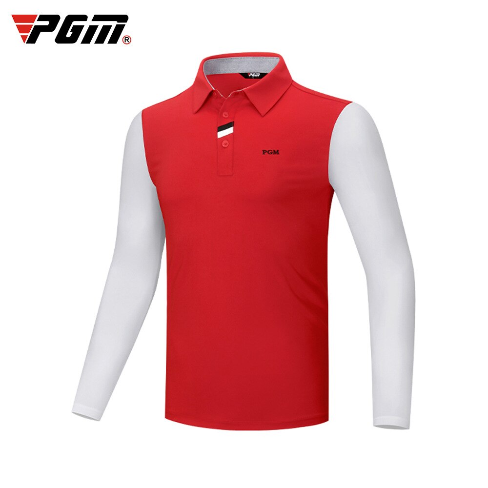PGM Men Golf Shirts Long Sleeve Breathable Tshirts Polo Collar Golf Clothing Men Casual Leisure Table Tennis Shirt M-XXL YF414 - KiwisLove