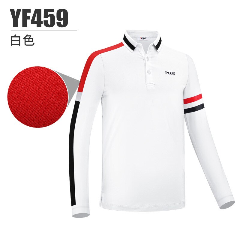 PGM Boy Golf Trainning T Shirts Long Sleeve Autumn and Winter Windproof and Warm Lapel Golf Apparel  Sportswear YF459 - KiwisLove