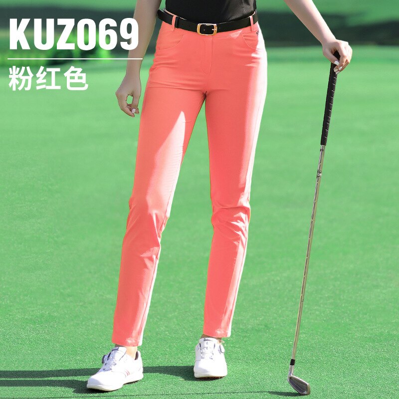 PGM Women Golf Pant Summer Spring Golf/Tennis Pants High Elastic Ladies Trouser Breathable Slim Quick Dry Pants XS-XL KUZ069 - KiwisLove