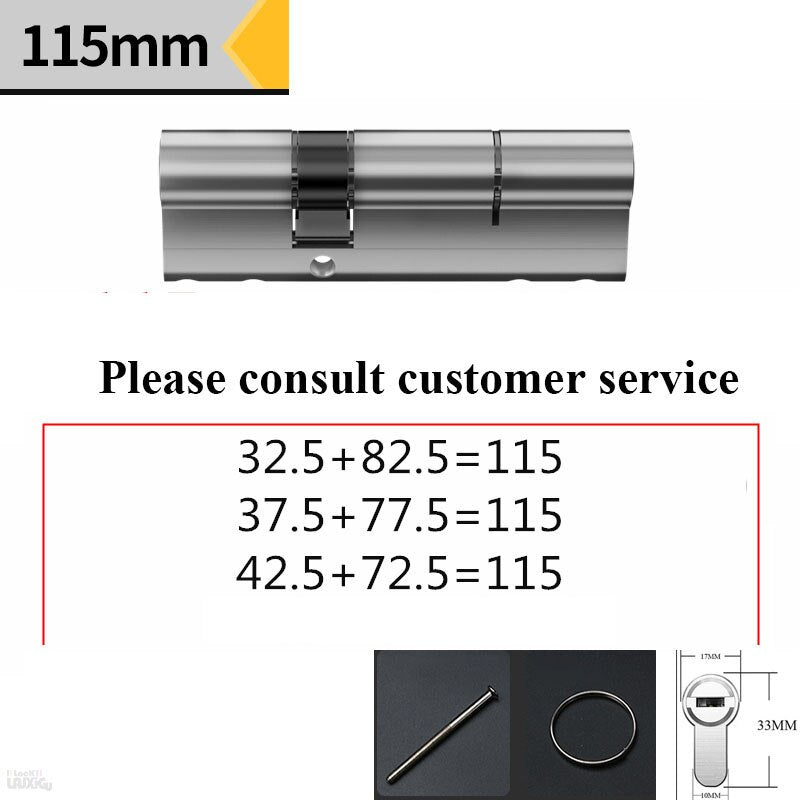 Common standard lock cylinders, cylinder locks for entry doors,  key locks.outdoor door locks,Cylinder door lock  8 alloy keys - KiwisLove